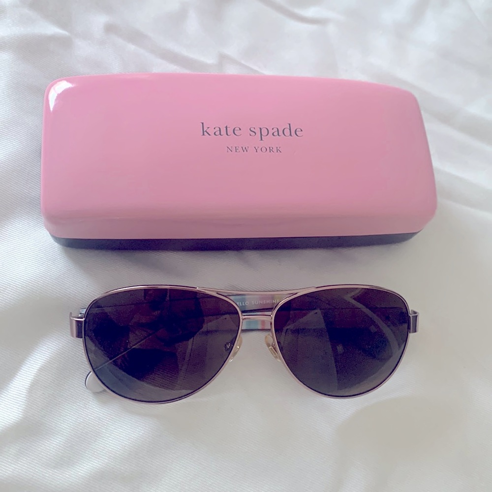 💯Auth Kate Spade DALIA 2/P/S😎sunglasses w/case NWOT - rare w/the color stripes
